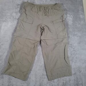 Columbia PFG Pants Mens Large Omni-Shade Convertible Zip Off Hiking Outdoor Fish